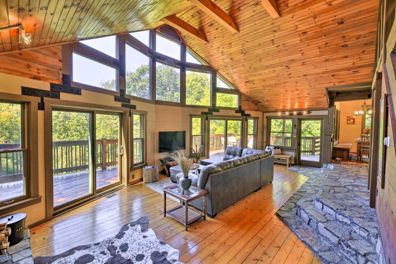 Dog-Friendly Cabin, 9 Mi To Sugar Mountain Resort Banner Elk Buitenkant foto